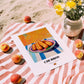 Churros – Colorful Oil Painting, Spanish Dessert Wall Art, unframed on coastal sand