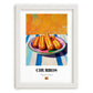 Churros – Colorful Oil Painting, Spanish Dessert Wall Art, placed in minimal white frame
