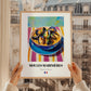 Moules Marinières – Colorful Oil Painting, French Food Wall Decor, styled in a charming Paris street view