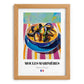 Moules Marinières – Colorful Oil Painting, French Food Wall Decor, set in oak frame