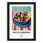 Moules Marinières – Colorful Oil Painting, French Food Wall Decor, in sleek black frame