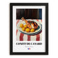 Confit de Canard – Art, French Food Poster, in sleek black frame