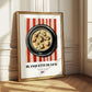 Blanquette de Veau – on Striped Tablecloth, French Food Illustration