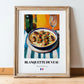 Blanquette de Veau – Oil Painting, French Food Wall Painting, in wooden frame leaning on the floor