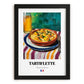 Tartiflette – Art, French Food Still Life, in sleek black frame