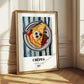 Crêpes – on Striped Tablecloth, French French Pastry Still Life 