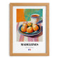 Madeleines – Art, French French Pastry Print, set in oak frame