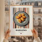 Madeleines – on Striped Tablecloth, French French Pastry Wall Decor, styled in a charming Paris street view