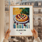Clafoutis – Oil Painting, French French Dessert Painting, styled in a charming Paris street view