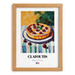 Clafoutis – Oil Painting, French French Dessert Painting, set in oak frame