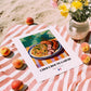 Choucroute Garnie – Art, French Food Painting, unframed on coastal sand