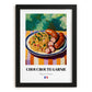Choucroute Garnie – Art, French Food Painting, in sleek black frame