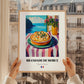 Brandade de Morue – Art, French Food Print, styled in a charming Paris street view