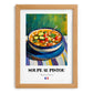 Soupe au Pistou – Colorful Oil Painting, French Food Still Life, set in oak frame