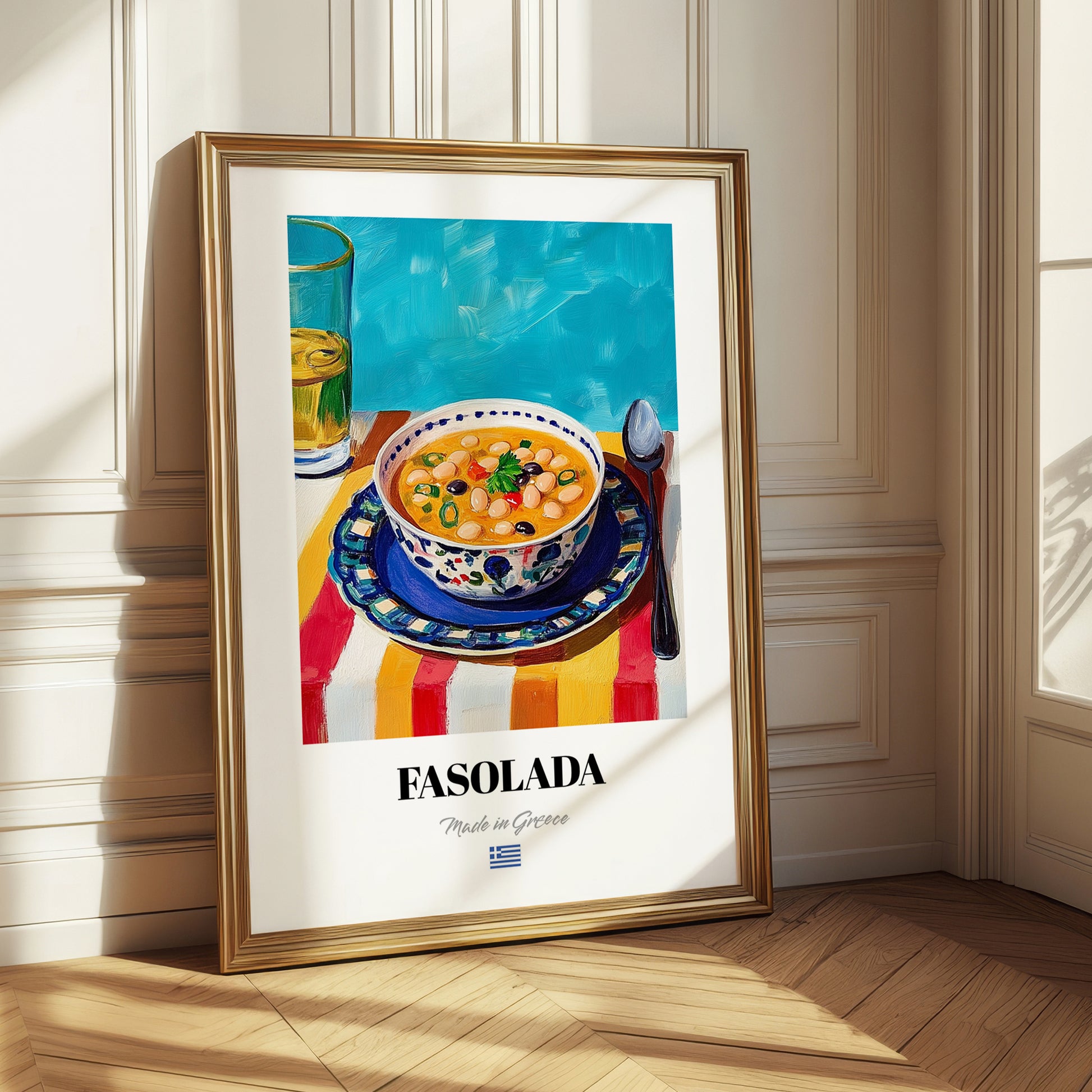 Fasolada – Art, Greek Food Wall Art