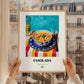 Fasolada – Art, Greek Food Wall Art, styled in a charming Paris street view