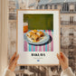 Baklava – Oil Painting, Greek Dessert Illustration, styled in a charming Paris street view