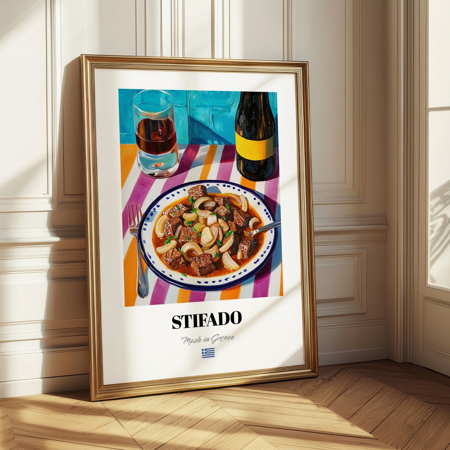 Stifado – Art, Greek Food Painting