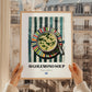 Avgolemono Soup – on Striped Tablecloth, Greek Food Wall Decor, styled in a charming Paris street view