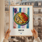 Briám – Colorful Oil Painting, Greek Food Wall Decor, styled in a charming Paris street view