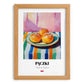 Pączki – Oil Painting, Polish Pastry Poster, set in oak frame