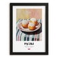 Pączki – Art, Polish Pastry Painting, in sleek black frame