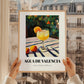 Agua De Valencia – Spanish Garden Café Scene, Spanish Cocktail Still Life, styled in a charming Paris street view