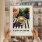 Café Con Leche – Spanish Outdoor Café Scene, Spanish Coffee Wall Decor, styled in a charming Paris street view