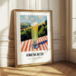 French 75 – French Hilltop Table Scene, French Cocktail Wall Decor