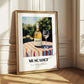Muscadet – French Hilltop Table Scene, French Wine Print