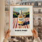 White Port – Portuguese Hilltop Café Scene, Portuguese Dessert Wine Illustration, styled in a charming Paris street view