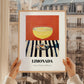 Limonada – on Striped Tablecloth, Portuguese Lemonade Decor, styled in a charming Paris street view