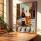 APA (American Pale Ale) – American Urban Café Scene, American Beer Still Life, clean layout with no caption