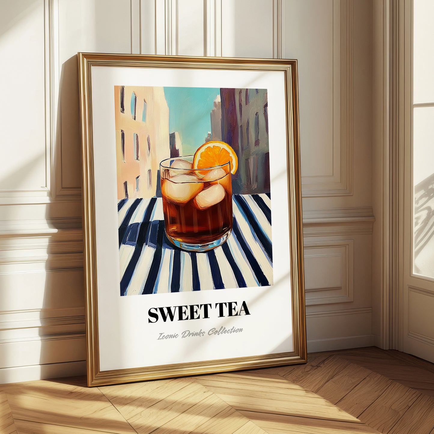 Sweet Tea – American Café on the Corner, American Beverage Wall Decor