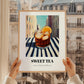 Sweet Tea – American Café on the Corner, American Beverage Wall Decor, styled in a charming Paris street view