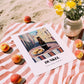 Dunkel – German Café on the Corner, German Beer Painting, unframed on coastal sand