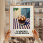 Dandelion And Burdock – English Outdoor Café Scene, English Beverage Illustration, styled in a charming Paris street view