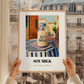 Soy Milk – Chinese Outdoor Café Scene, Chinese Spirit Wall Art, styled in a charming Paris street view