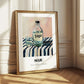 Soju – on Striped Tablecloth, Korean Spirit Painting
