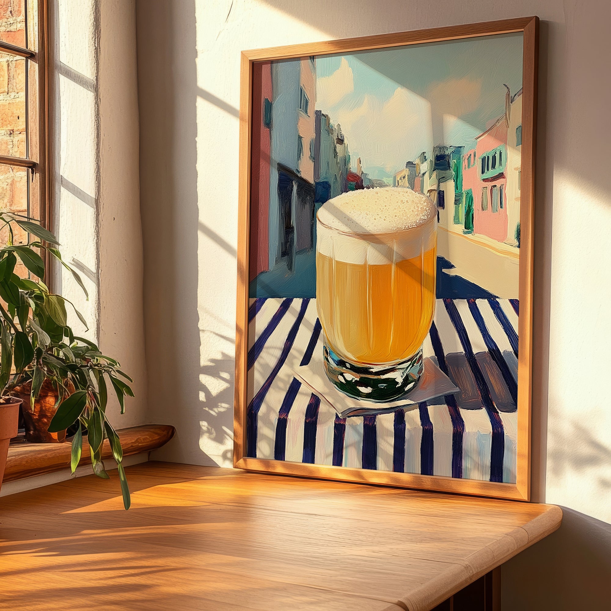 Somaek – Korean Café on the Corner, Korean Spirit Painting, clean layout with no caption