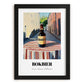 Bokbier – Dutch Street Café Scene, Dutch Beer Still Life, in sleek black frame