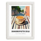 Doodh Patti Chai – Pakistani Café on the Corner, Pakistani Tea Print, placed in minimal white frame