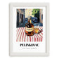 Pelinkovac – Croatian Urban Café Scene, Croatian Spirit Still Life, placed in minimal white frame