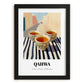 Qahwa – Saudi Café on the Corner, Saudi Coffee Still Life, in sleek black frame
