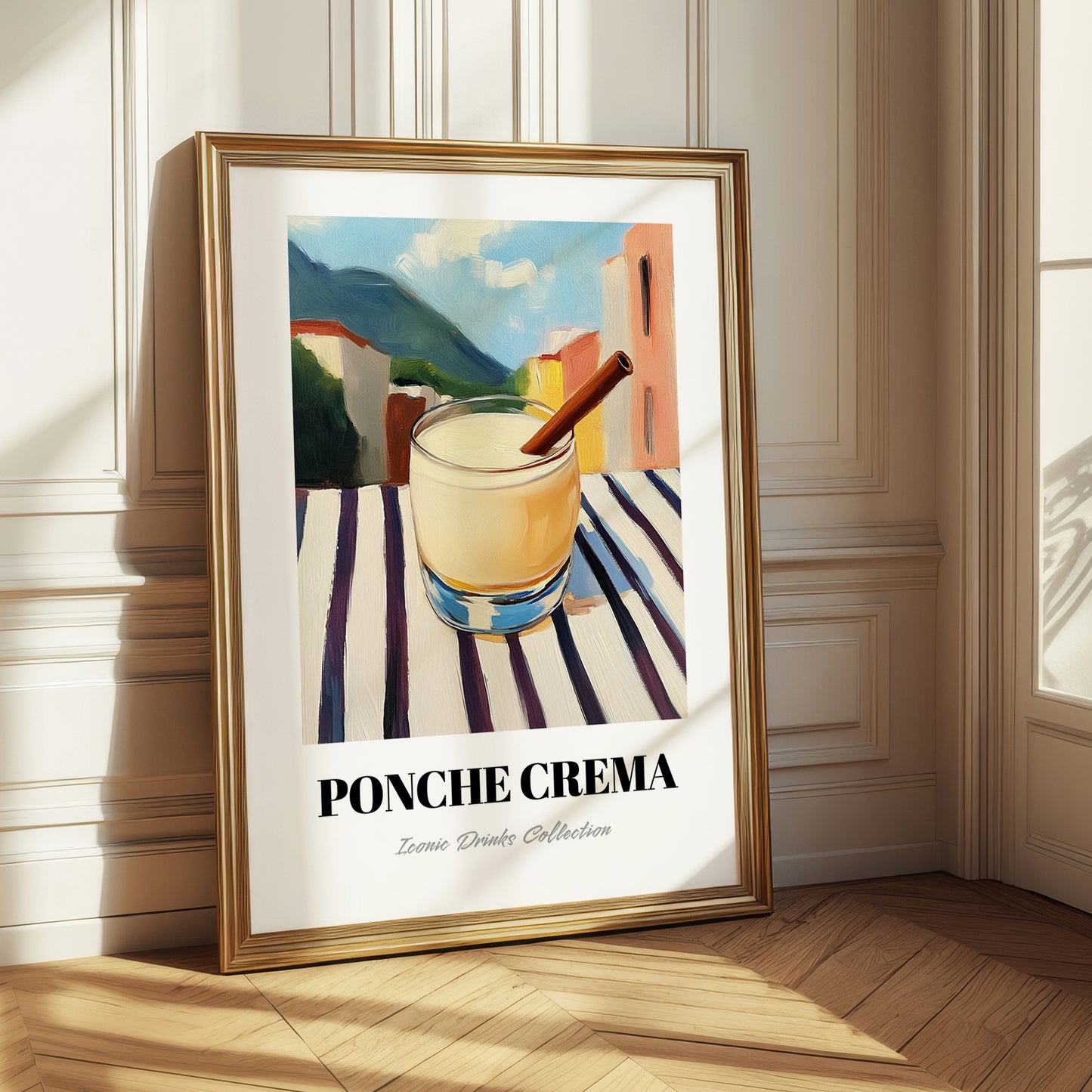 Ponche Crema – Venezuelan Outdoor Café Scene, Venezuelan Spirit Still Life