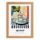 Akvavit – Danish Café on the Corner, Danish Spirit Still Life, set in oak frame
