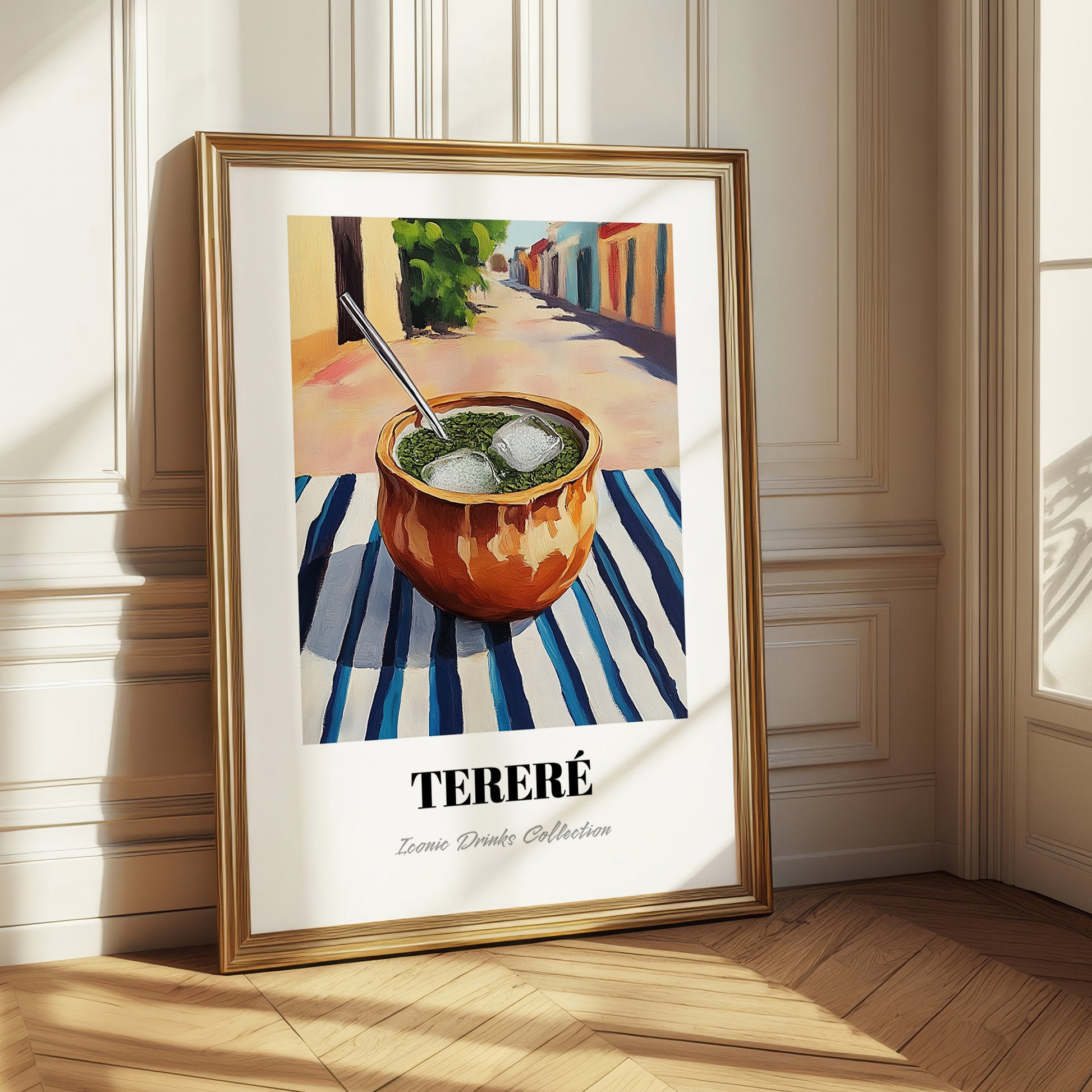 Tereré – Paraguayan Outdoor Café Scene, Paraguayan Beverage Still Life