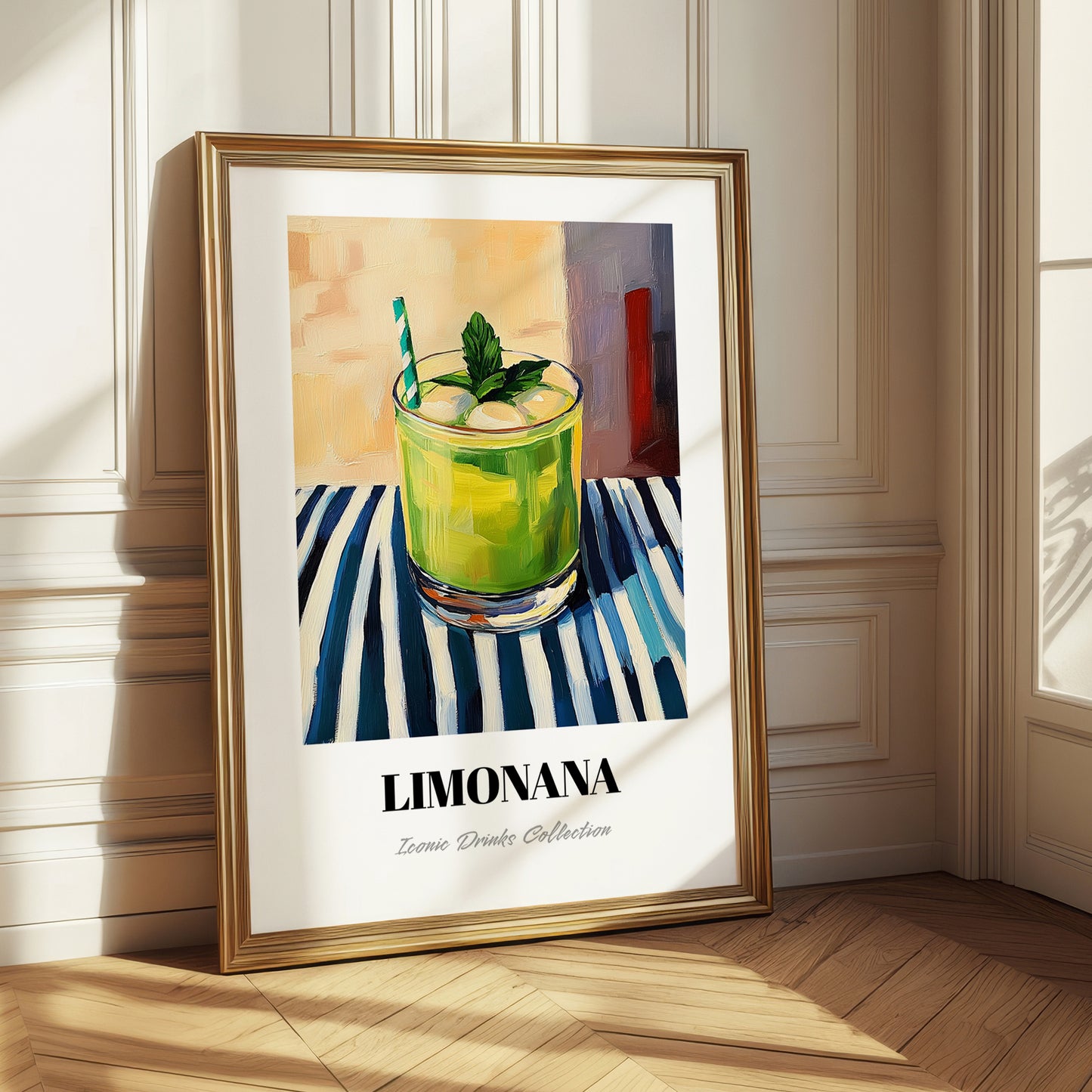 Limonana – Israeli Street Café Scene, Israeli Spirit Print