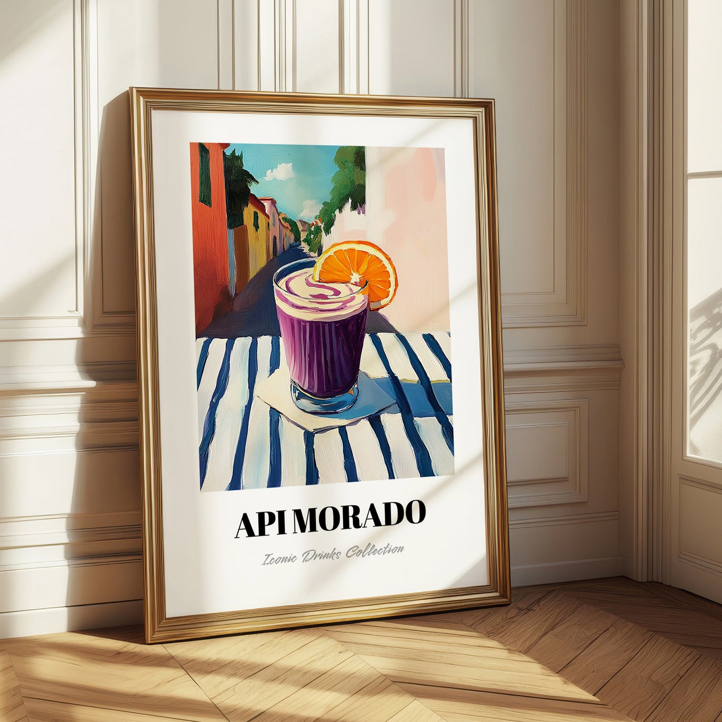 Api Morado – Bolivian Outdoor Café Scene, Bolivian Beverage Still Life