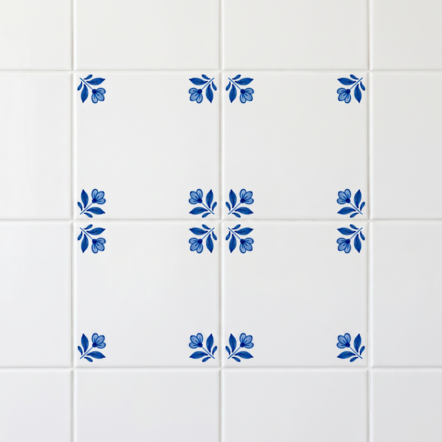 Set of 4 Delft Pattern-Only Tiles · Save 65%